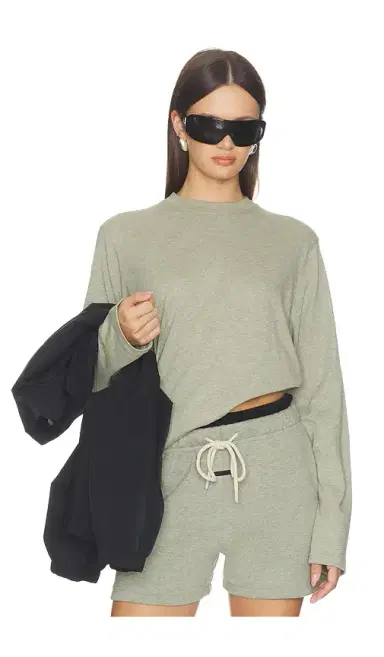 Fear of God Essentials Classic Fit Long Sleeve Tee | Thumbnail 1 Fear of God Essentials Classic Fit Long Sleeve Tee | Thumbnail 1