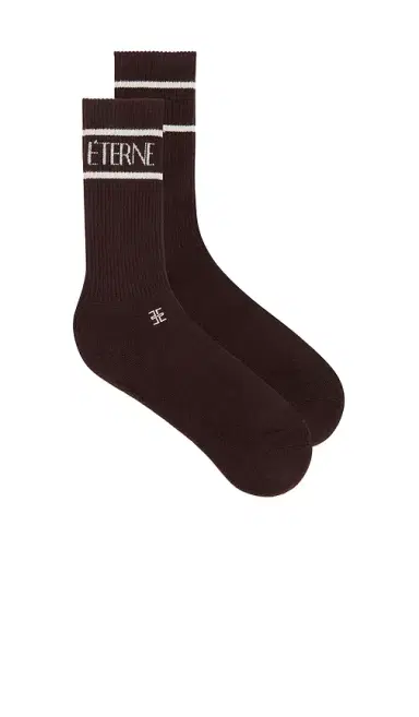 ÉTERNE Cotton Logo Sport Sock | Thumbnail 1 ÉTERNE Cotton Logo Sport Sock | Thumbnail 1