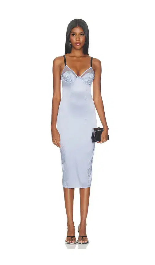 fleur du mal Bebe Midi Slip Dress