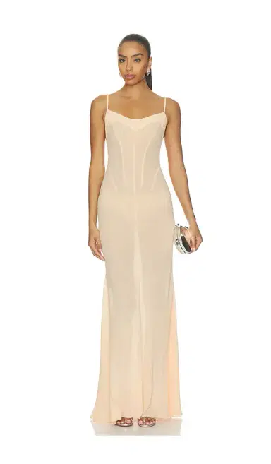 Anna October Janet Slip Dress With Draped Bust | Thumbnail 1 Anna October Janet Slip Dress With Draped Bust | Thumbnail 1