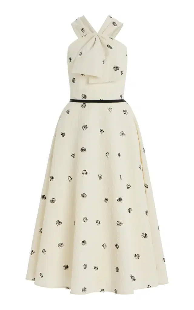 Rosie Assoulin Jacquard Midi Dress