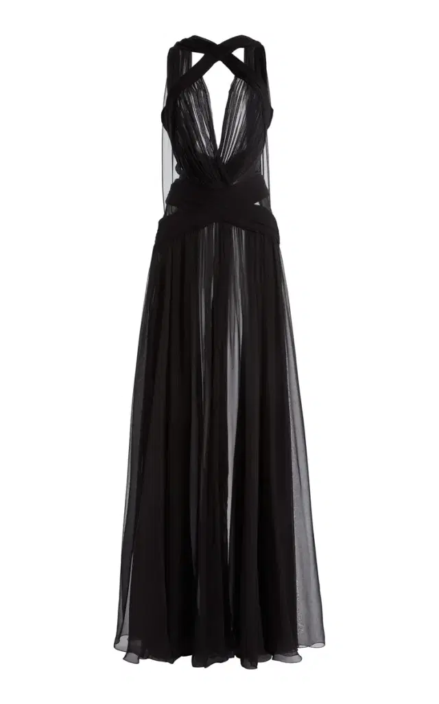 Zuhair Murad Silk Chiffon Maxi Dress