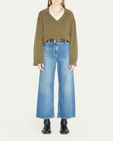Nili Lotan Megan Wide-Leg Jeans | Thumbnail 2