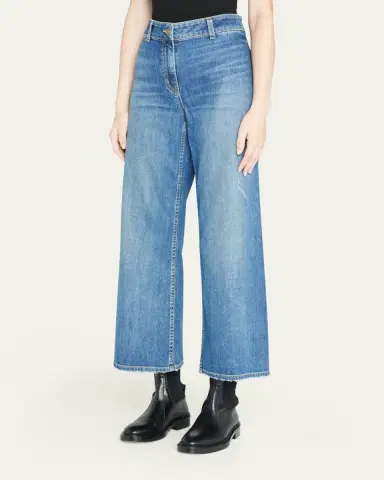 Nili Lotan Megan Wide-Leg Jeans | Thumbnail 4