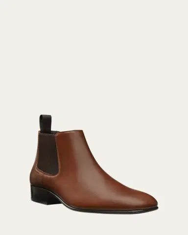 Stuart Weitzman Men's Adwin Leather Chelsea Boots | Thumbnail 2 Stuart Weitzman Men's Adwin Leather Chelsea Boots | Thumbnail 2