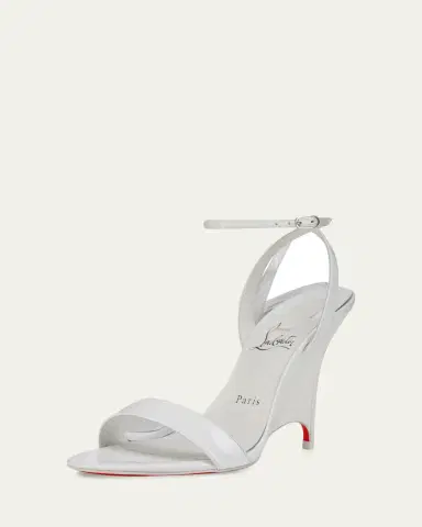 Christian Louboutin 100mm Zeezeenella Patent Leather Wedge Sandals | Thumbnail 2 Christian Louboutin 100mm Zeezeenella Patent Leather Wedge Sandals | Thumbnail 2