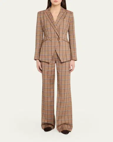 Veronica Beard Rickie Plaid Dickey Jacket | Thumbnail 2