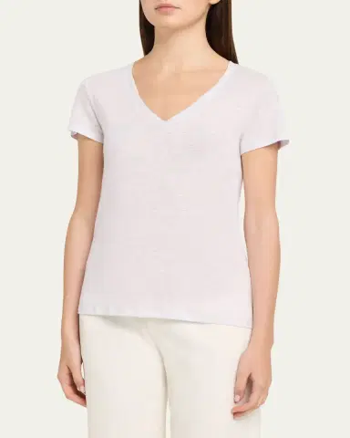 MAJESTIC FILATURES Short-Sleeve Stretch Linen Top | Thumbnail 13 MAJESTIC FILATURES Short-Sleeve Stretch Linen Top | Thumbnail 13