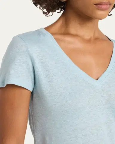 MAJESTIC FILATURES Short-Sleeve Stretch Linen Top | Thumbnail 9 MAJESTIC FILATURES Short-Sleeve Stretch Linen Top | Thumbnail 9