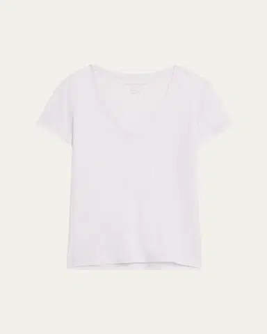 MAJESTIC FILATURES Short-Sleeve Stretch Linen Top | Thumbnail 10 MAJESTIC FILATURES Short-Sleeve Stretch Linen Top | Thumbnail 10