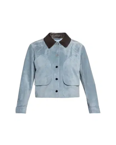 Veronica Beard Walters Cropped Suede Jacket | Thumbnail 1 Veronica Beard Walters Cropped Suede Jacket | Thumbnail 1