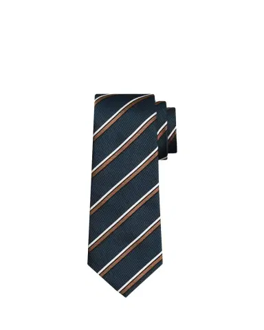Kiton Men's Multi-Stripe Silk Tie | Thumbnail 1 Kiton Men's Multi-Stripe Silk Tie | Thumbnail 1