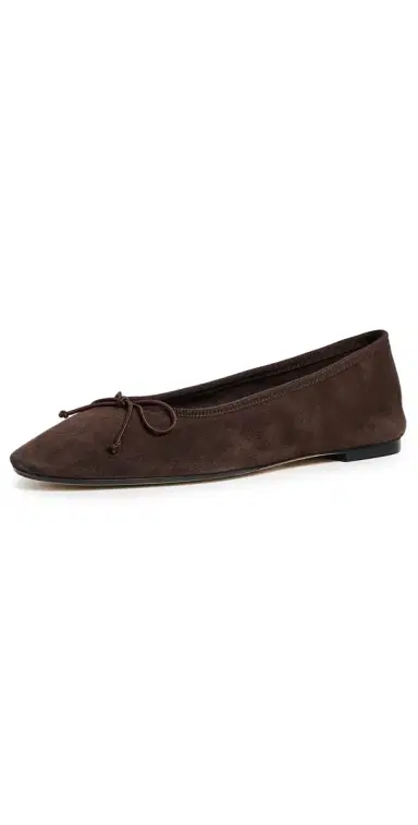 aeyde Tiby Kid Suede Ballet Flats | Thumbnail 1 aeyde Tiby Kid Suede Ballet Flats | Thumbnail 1