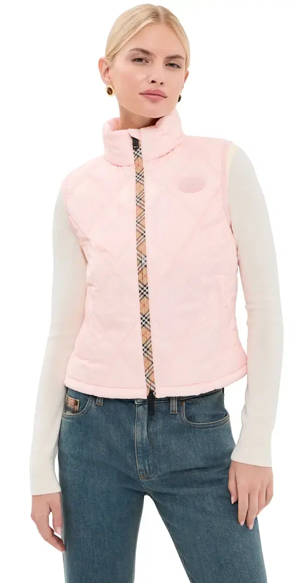 Burberry Cheswick Vest Compact Pink