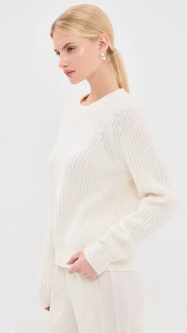 Lisa Yang Miki Cashmere Sweater Cream 0 | Thumbnail 4