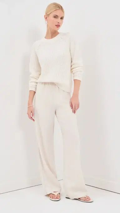 Lisa Yang Miki Cashmere Sweater Cream 0 | Thumbnail 5