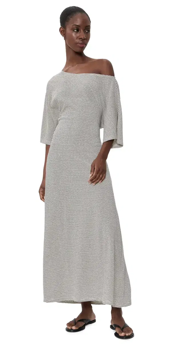 VRG GRL Amalie Maxi Dress tripe