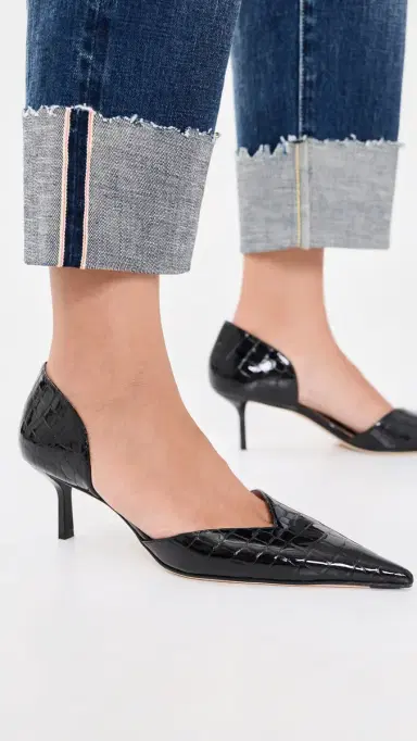 Victoria Beckham Victoria Angle D'Orsay Pumps Black 38 | Thumbnail 3
