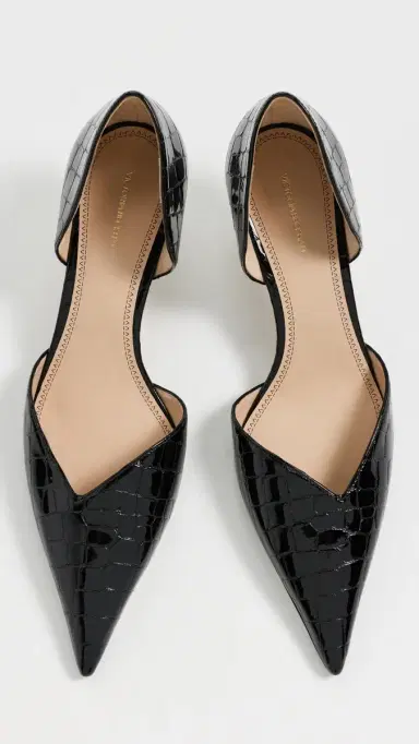 Victoria Beckham Victoria Angle D'Orsay Pumps Black 38 | Thumbnail 5