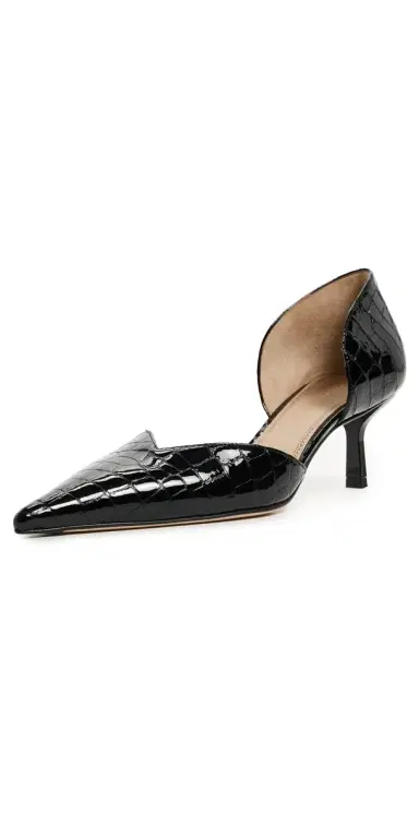 Victoria Beckham Victoria Angle D'Orsay Pumps Black 38 | Thumbnail 1