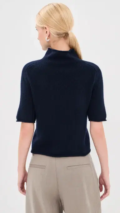 Lisa Yang Fride Cashmere Sweater Navy 2 | Thumbnail 3