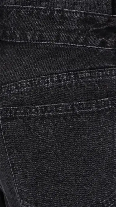 Madewell The Darted Barrel-Leg Jeans Washed Black | Thumbnail 6