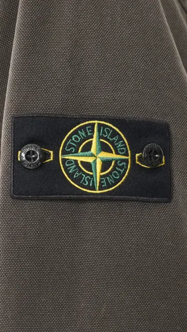 Stone Island Padded Canvas Coach Jacket Coal Grey S | Thumbnail 6