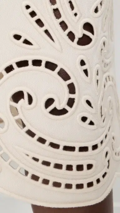 Ulla Johnson The Jane Eyelet Denim Dress Cowrie 6 | Thumbnail 6 Ulla Johnson The Jane Eyelet Denim Dress Cowrie 6 | Thumbnail 6