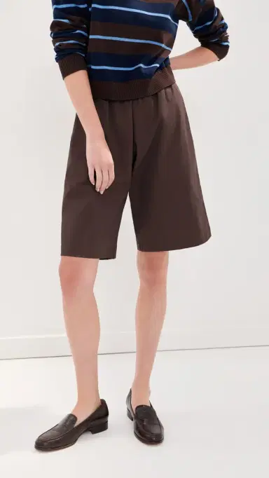 LE BOP Frances Bermuda Shorts Brown | Thumbnail 2