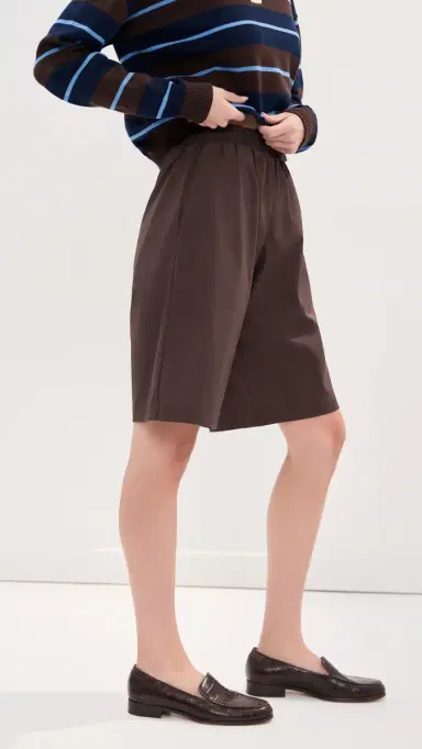 LE BOP Frances Bermuda Shorts Brown | Thumbnail 4