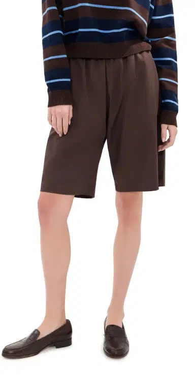 LE BOP Frances Bermuda Shorts Brown | Thumbnail 1