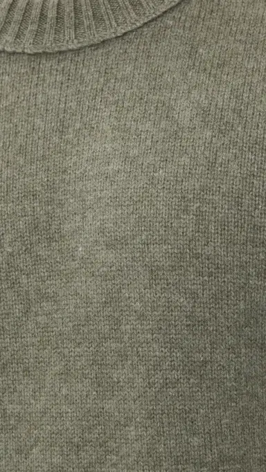 FRAME Cashmere Crew Neck weater moky Green | Thumbnail 6
