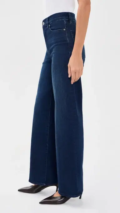 Frame Le Slim Palazzo Jeans | Thumbnail 4 Frame Le Slim Palazzo Jeans | Thumbnail 4