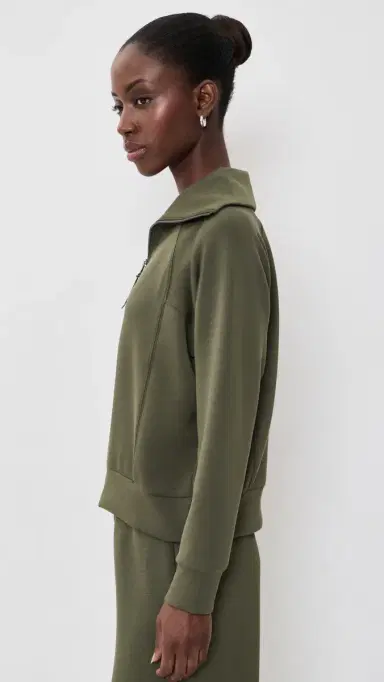 Spanx AirEssentials Half Zip Sweatshirt Monstera | Thumbnail 4 Spanx AirEssentials Half Zip Sweatshirt Monstera | Thumbnail 4
