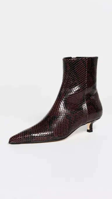 aeyde Sofie Snake Print Ankle Boots | Thumbnail 2