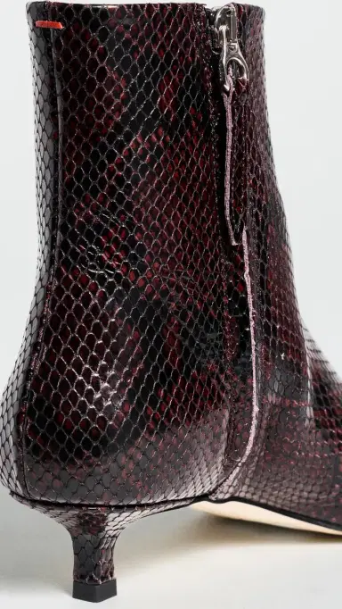 aeyde Sofie Snake Print Ankle Boots | Thumbnail 6