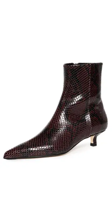 aeyde Sofie Snake Print Ankle Boots | Thumbnail 1