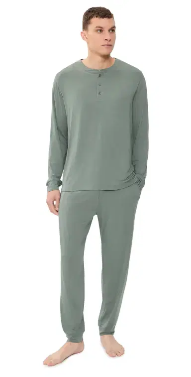 Eberjey Henry Long Pajamas Set Desert age | Thumbnail 1