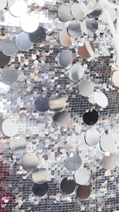 GUIZIO Low Rise Paillette kirt ilver | Thumbnail 6