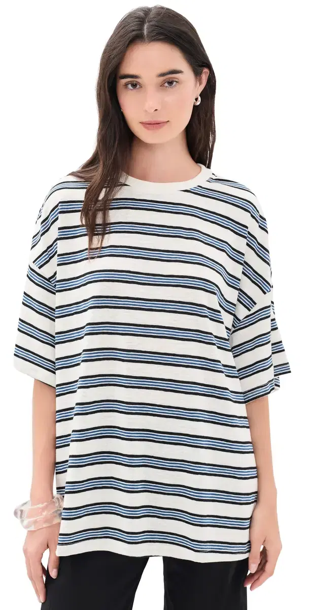 VRG GRL Willow Tee Blue tripe