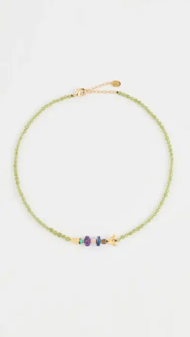 Chan Luu Orris Necklace Peridot One Size | Thumbnail 2
