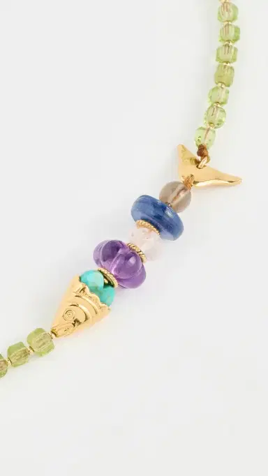 Chan Luu Orris Necklace Peridot One Size | Thumbnail 4