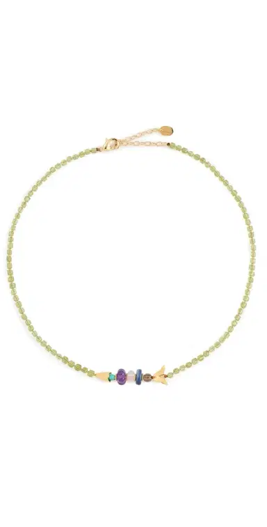 Chan Luu Orris Necklace Peridot One Size | Thumbnail 1