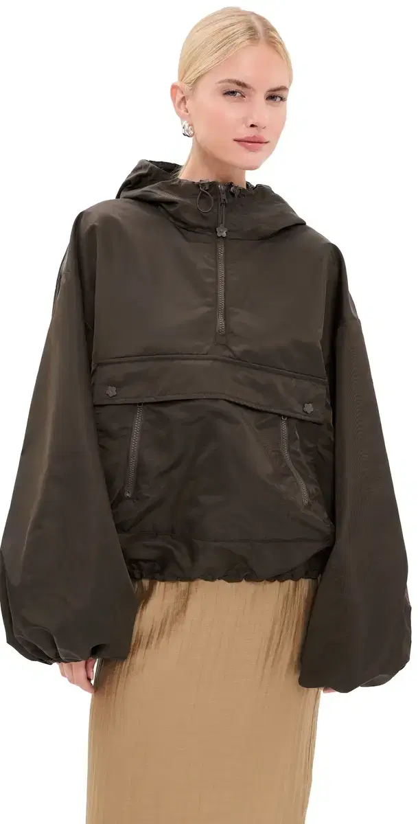 Cecilie Bahnsen Beverly Anorak Brown