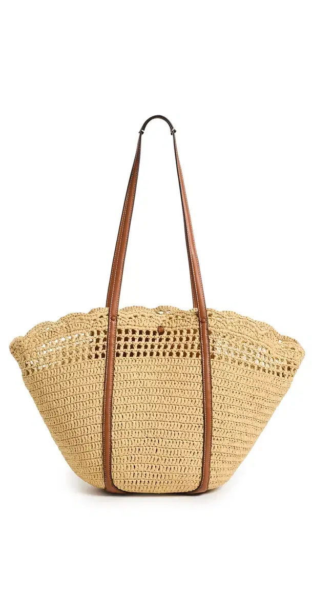 Ulla Johnson Marina Raffia Tote Natural One Size