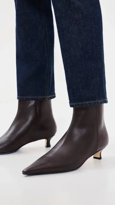 aeyde Zoe Leather Ankle Boots | Thumbnail 3
