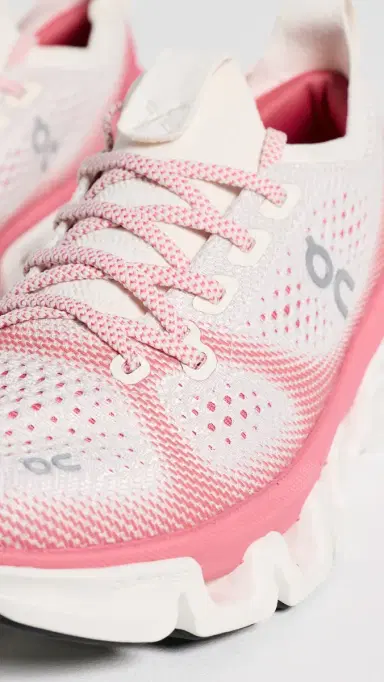 ON Cloud X Tempo Sneakers Ivory/Camellia 9 | Thumbnail 6