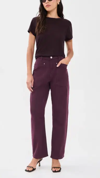 DL1961 Bilie Easy Barrel Pants Viola (Dl Twill) 25 | Thumbnail 2