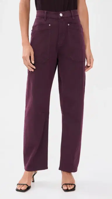 DL1961 Bilie Easy Barrel Pants Viola (Dl Twill) 25 | Thumbnail 3