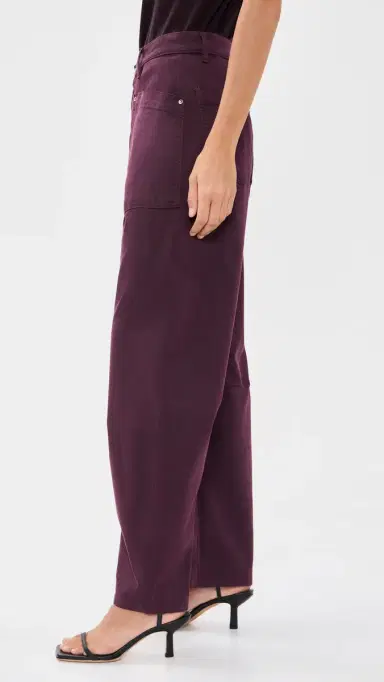DL1961 Bilie Easy Barrel Pants Viola (Dl Twill) 25 | Thumbnail 5